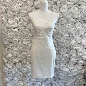 White lace dress